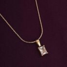 Moonstone locket for women