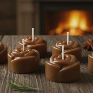 “Premium Coffee Fragrance Candle – Perfect Gift for Coffee Lovers” 6 Pcs