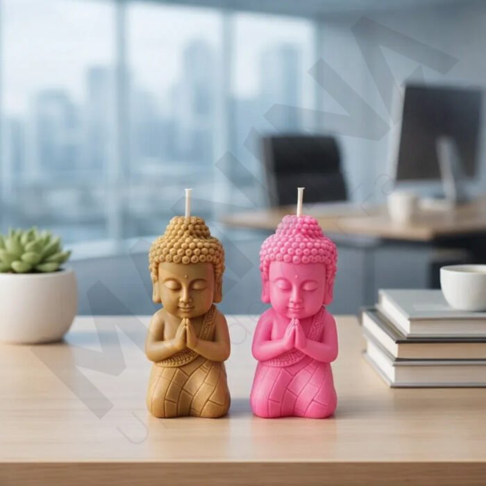 Praying Buddha Scented Wax Candles Manufacturer in India Praying Buddha Scented Wax Candles Manufacturer in India