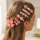 Pastel Pink Hair Clips